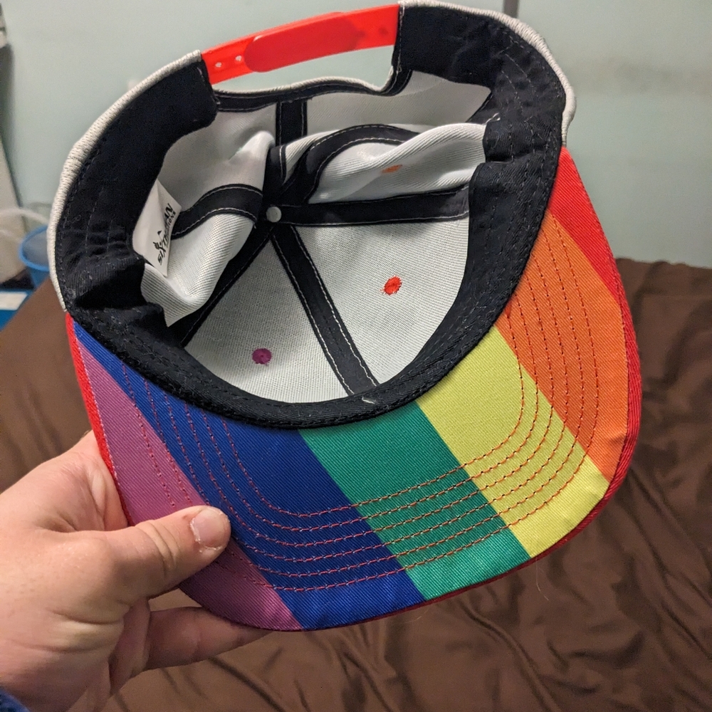 Angels pride baseball cap